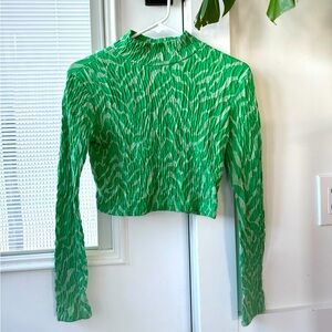 Zara Long sleeved Crop top